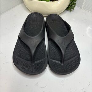 Telic Energy Flip Flops Recovery Sandals Black Unisex ML (W10/M9) Made in USA
